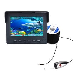 M5RU Portable Fish Finder Kit 15M/30M 1000tvl Underwater Fishing Video Camera Kit 6 PCS White LED Lights with 4.3