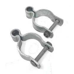 FENCESMART4U Pressed Steel Chain Link Fence Frame Hinge w/Bolt - (2 Sets Pack) (1-7/8
