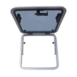 Galamarine Square Deck Hatch/Marine Hatch Porthole - Anodized Aluminum Hatch with Tempered Glass for Boat/Yacht/RV