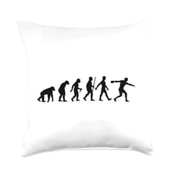 Best Discus Thrower Gift Track And Field Sports Funny Design Track and Field Discuss Throw Pillow, 18x18, Multicolor