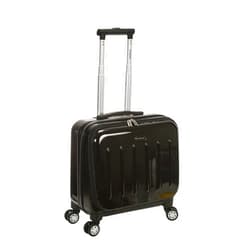 Rockland Revolution Hardside Rolling Computer Case, Black, Carry-On 17-Inch