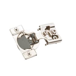 Amerock 2 Pack 1/2 inch Overlay Soft-Closing Compact Concealed Hinge for Face Frame Cabinet, 105-degree Opening Angle with 3-Way adjustability