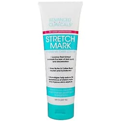Advanced Clinicals Stretch Mark Lotion. Moisturizing Cream for Scars, Extreme Weight Loss, Pregnancy. 8oz Tube.