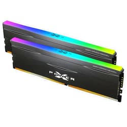 SP Silicon Power Silicon Power Gaming DDR4 16GB Kit (2 x 8GB) Zenith RGB RAM Gaming 3600MHz (PC4 28800) C18 Desktop Memory Module Ram with Heatsink Black (SP016GXLZU360BDD)