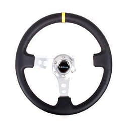 NRG Innovations NRG-RST-006SL-Y Reinforced Steering Wheel - 350mm Sport Steering Wheel (3