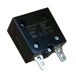Jiaruixin 35A 125/250VAC 50/60Hz 50VDC Automatic Reset Relay Fuse, Therma Switch Circuit Breaker Current Overload Protector Children