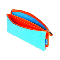 ITOYA ProFolio by Itoya, Midtown Pouch - 5 x 9 Inches, Ocean / Orange
