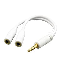 Xenda Universal 3.5mm Plug Stereo Headset Audio Jack Dual Splitter for Amazon Kindle - Kindle DX - Kindle Fire - Kindle Fire HD 7 - Kindle Fire HD 8.9 - Kindle Fire HD 8.9
