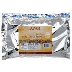 Azar Nut Company Sunflower Kernals, Oil Roasted, 32-Ounce Resealable Bags (Pack of 3)