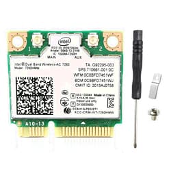 EDUP 7260HMW WiFi Card, Dual Band Wireless-AC 7260 Mini PCIe Network Adapter with Bluetooth 4.0 Support Windows 10, Windows 8, Windows 7, WiFi Module Work with Laptop/Notebook