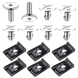 Vomika Lower Engine Cover Pin Screws, Premium Radiator Engine Access Cover Pin Clips, Engine Splash Shield Bolt Screw Fastener Clip, Compatible with Honda Civic Accord CRV Acura - 14 Pieces