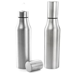 Foraineam 2 Pieces Olive Oil Dispenser Bottle 30 oz (900ml) Stainless Steel Leakproof Kitchen Oil Bottles