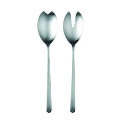 Mepra Linea Ice Salad Server Set – Stainless Steel Finish, Dishwasher Safe Cutlery for Fine Dining