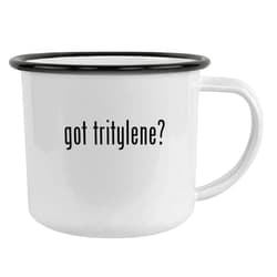 Molandra Products got tritylene? - 12oz Camping Mug Stainless Steel, Black