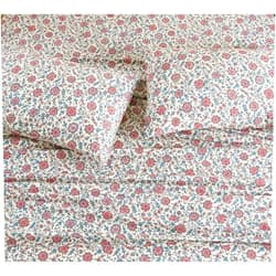 DAUAOTO 100% Cotton Sheets Set Twin Size Printed Bedding Sets, Up to 14