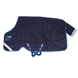 Cheji Horseware AARA41-BBW0 Amigo Bravo-12 T/O Lite w/la Sheet, 84, Navy w/White