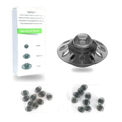 Audisaisi 20pcs Phonak Open Hearing Aid Domes Medium Size (0.35 Inch=9mm) Ideal for Phonak Audeo Marvel Paradise Lumity Hearing Aid Accessories,Phonak Hearing Aid Accessories