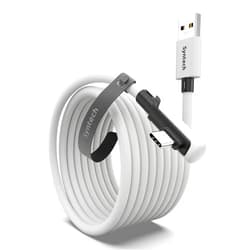 Syntech Link Cable 16 FT Compatible with Meta/Oculus Quest 3, Quest2/Pro/Pico4 Accessories and PC/SteamVR, High Speed PC Data Transfer, USB 3.0 to USB C Cable for VR Headset