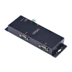 StarTech.com 2-Port Serial to Ethernet Adapter, IP Serial Device Server for Remote RS232 Devices, Wall/DIN Rail, LAN to DB9