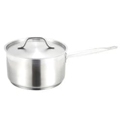 Winco Winware Stainless Steel 3 Quart Sauce Pan with Cover
