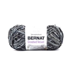 Bernat Crushed Velvet Yarn, Deep Gray
