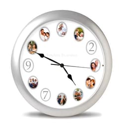 Mark Feldstein & Associates Timeless Treasures Personalized Recorded Message Sound Clock, 14 Inch
