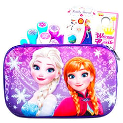 Classic Disney Frozen Pencil Case For Girls Set - Frozen Pencil Pouch Bundle with Stickers, Stampers, More | Frozen Pencil Bag