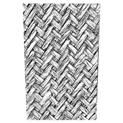 Sizzix 3D Texture Fades Embossing Folder 664759 Intertwine by Tim Holtz One Size, Multicolor