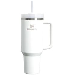Stanley Quencher H2.0 Tumbler with Handle and Straw 40 oz | Flowstate 3-Position Lid | Cup Holder Compatible for Travel | Insulated Stainless Steel Cup | BPA-Free | Frost