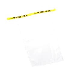 Nasco Whirl-Pak B00736WA Sample Bag, 230mm L x 115mm W, 0.064mm Thickness, 532ml Capacity (Box of 500)