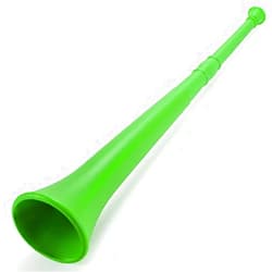 Pudgy Pedro's Plastic Vuvuzela Stadium Horn, 26-Inch