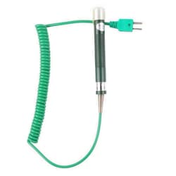 Qyebavge K Type Thermocouple Solid Temperature Probe -50C-400°C for DT-610B DT-612 DT-613 Thermometers
