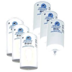 Airdog Air Dog Filters 6 Pack | (3) Fuel Filters FF100-2 & (3) Water separator WS100