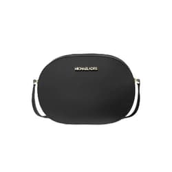 Michael Kors Jet Set Travel Medium Saffiano Leather Crossbody Oval Bag