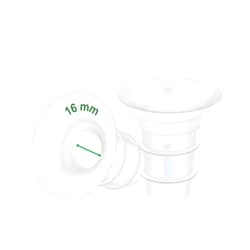 Maymom 16mm Maymom Flange Inserts (Long Plus) Compatible with Freemie 25mm Flanges; Compatible with 24mm Medela PersonalFit Flange, Spectra 24mm Flange, Momcozy S9 Pro/S12 Pro, 2pc/pk