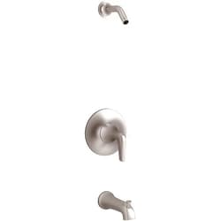 Kohler K-TLS22027-4-BN Tempered Shower Trim Set, Vibrant Brushed Nickel