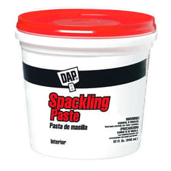 DAP 10204 Spackling Paste Rtu Qt Raw Building Material, 32 Fl Oz (Pack of 1), White