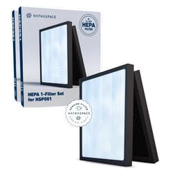 HATHASPACE Air Purifier HEPA Filter Replacement - Certified Filters for HSP001 Smart Purifiers - Easy to Install, Improved Air Quality, H11 True HEPA - 2 Pack