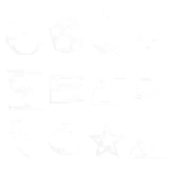 SynHHergyx 12 Pcs Drawing Stencil Geometric Stencils Circle Square Heart Star Template Set for Painting Basic Shape Tracing Stencils Simple Drawing Stencils for Classroom Painting DIY Craft
