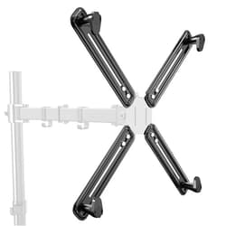 suptek Universal VESA Mount Bracket Adapter Monitor Arm Mounting Kit for Screen 17 to 27 inch