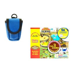 Zacurate Pulse Oximeter Carrying Case & Giggles and Pebbles Magic Sticker Book Bundle