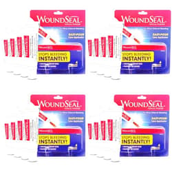 Biolife, LLC. WoundSeal Powder 4 Each (Pack of 4) - Wound Care First Aid for Cuts, Scrapes and Abrasions - Stops Bleeding in Seconds Without Stitches or Bandages