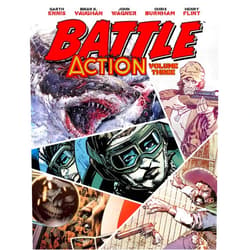 By Brian K Vaughan (Author), Garth Ennis (Author), Torunn Gronbekk (Author), John Wagner (Author), Rob Williams (Author), Dan Abnett (Author), Steve White (Author), Chris Burnham (Artist), Dan Cornwell (Artist), Tom Foster (Artist), Henry Flint (Artist), John McCrea (Artist), Mike Dorey (Artist), John Higgins (Artist), PJ Holden (Artist), Patrick Goddard (Artist) & 12 more Battle Action volume 3 (3)
