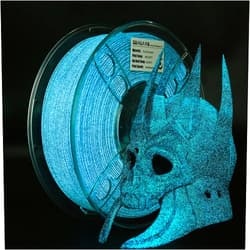 SUMLAND PLA Filament 1.75mm,3D Printer Filament UV Light Glitter PLA, Black Blue Starry Sky Filament 3D Printing Filament 1.75mm+/-0.02mm,1KG/2.2lb