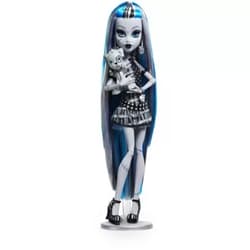 Monster High® Doll, Frankie Stein in Black and White, Reel Drama Collector Doll, Doll-Size and Life-Size Posters, Horror Flick Theme, Toys and Gifts