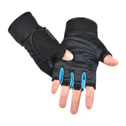 SUJAYU Workout Gloves, Gym Gloves for Men, Wrist Wraps Lifting Wrist Wraps Gloves for Working Out, Hand Out Gloves Fitness Gloves Full Palm Protection