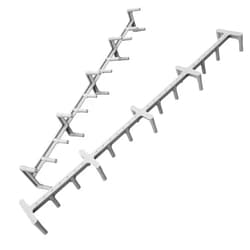 LTM CONCRETE Slab Bolster Chair 1.5 inch (12 Pack) – Heavy Duty Plastic Spacers, Supports All Rebar Sizes, Convenient 20 inch Length - Made in USA