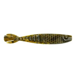 NetBait HexTek Supercharged with BAITFUEL 4.25'' Whip Tail Shad - Green Pumpkin