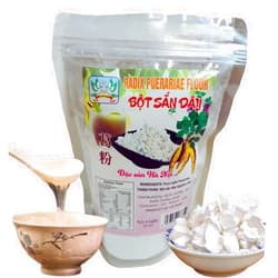 Mekoman Arrowroot Chunks, Radix Puerariae Flour, Snack Sized of Crunchy Arrow Roots Starch, Gluten-Free Cornstarch Substitutes Thickening Ingredient for Cooking, Baking, and More - Ideal for Sauces, Soups,