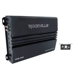 Rockville RVA-M3 V2 4000w Peak/1000w RMS @ 1 Ohm Amplifier Mono Car Amp+Remote